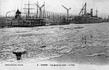 Iconographie - Les glaces en Loire, le Port