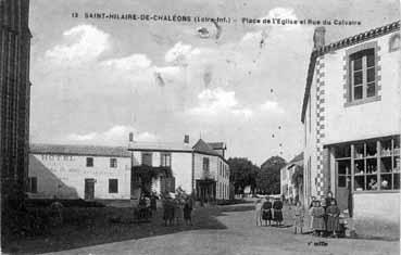 Iconographie - Place de l'Eglise et rue du Calvaire