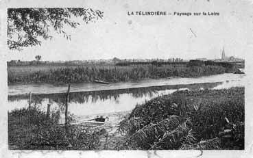 Iconographie - La Télindière - Paysage sur la Loire