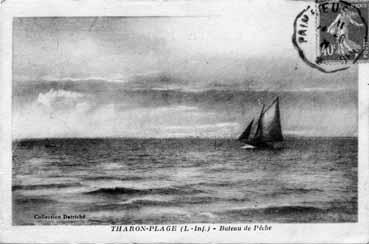 Iconographie - Tharon-Plage - Bateau de pêche