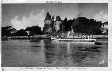 Iconographie - Départ du Vapeur "Saint-Philibert" pour Noirmoutier