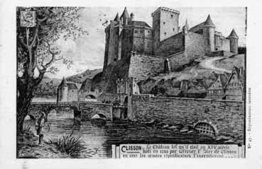 Iconographie - Le château tel qu'il était au XIVe siècle