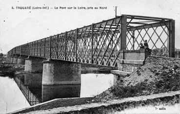Iconographie - Le pont sur la Loire, pris au nord