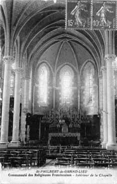 Iconographie - Communauté des religieuses franciscaines - Intérieur de la chapelle
