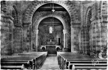 Iconographie - Intérieur de l'abbatiale IXe siècle