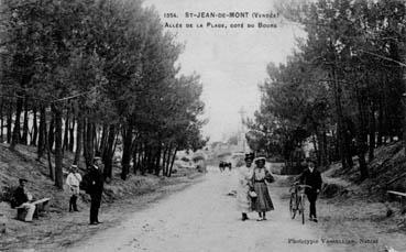 Iconographie - Allée de la plage côté du bourg