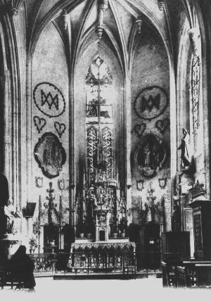 Iconographie - Eglise Notre-Dame - autel de la Vierge