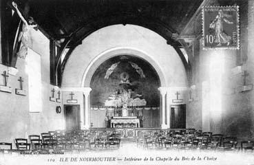 Iconographie - Intérieur de la chapelle du Bois de la Chaise