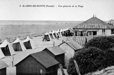 Iconographie - Vue générale de la plage