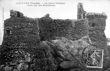 Iconographie - Le Vieux Château (Côté est des oubliettes)