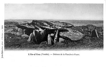 Iconographie - Dolmen de la Planche à Puare