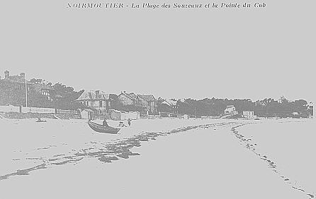 iconographie - La plage des Souzeaux et la Pointe du Cob