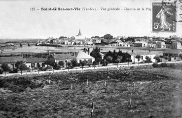 Iconographie - Vue générale - Chemin de la Plage