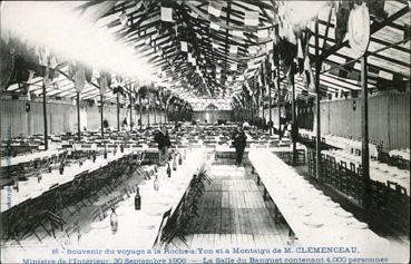 Iconographie - Souvenir du voyage de Mr. G. Clemenceau - La salle de banquet