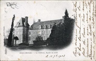 Iconographie - Le château, façade du Midi