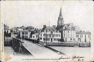 iconographie - Le pont de Saint-Gilles-Croix-de-Vie