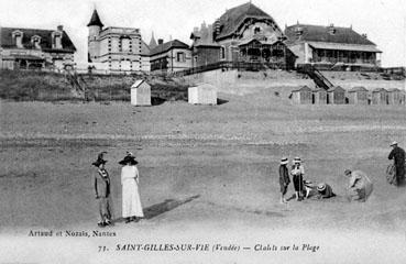 Iconographie - Chalets sur la plage