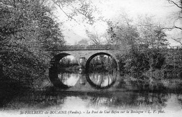 Iconographie - Le pont de Gué Bifou sur sur la Boulogne