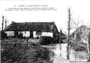 Iconographie - Au pays maraîchin - Bourrine