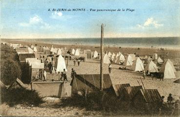 Iconographie - Vue panoramique de la plage