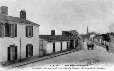 Iconographie - Perspective de la grande rue prise du calvaire