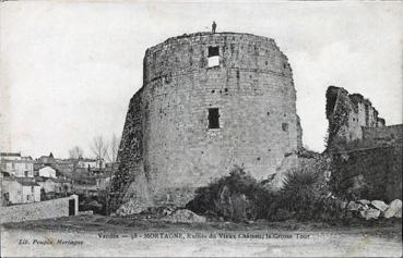 Iconographie - Ruines du Vieux Château - La grosse tour