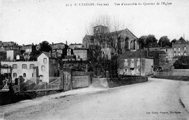 Iconographie - Vue d'ensemble du quartier de l'église