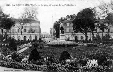 Iconographie - Square et la rue de la Préfecture