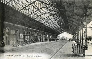 Iconographie - Intérieur de la gare