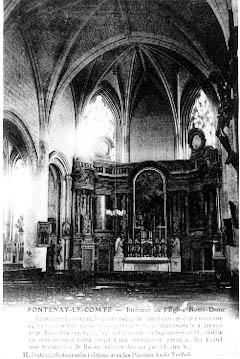 Iconographie - Intérieur de l'église Notre Dame