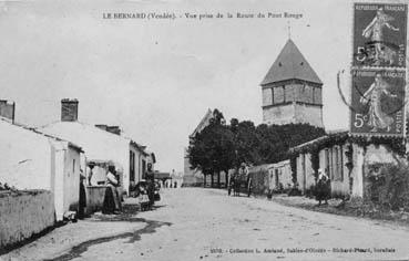 Iconographie - Vue prise de la route du Pont Rouge