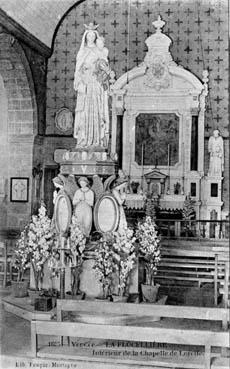 Iconographie - Intérieur de la chapelle de Lorette