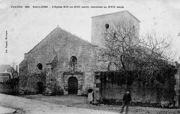 Iconographie - L'église XIIe ou XIIIe s. restaurée au XVIIe siècle