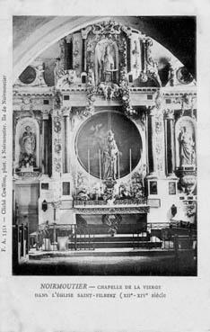 Iconographie - Chapelle de la Vierge dans l'église Saint-Filbert