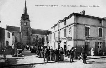 Iconographie - Place du marché aux légumes, près de l'église