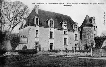 Iconographie - Vieux château de l'Aubraie - Le grand Pavillon