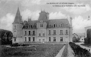 Iconographie - Le château de la Barbinière (côté sud-ouest)