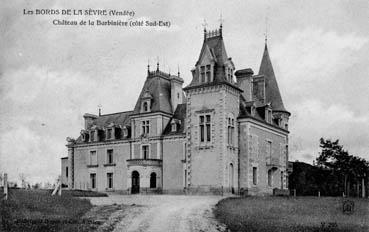 Iconographie - Le château de la Barbinière (côté sud-Est)