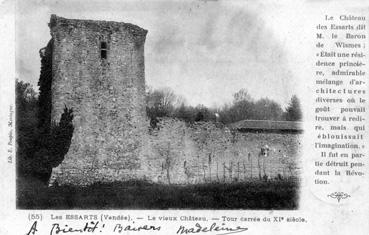 Iconographie - Le vieux château - Tour carrée du XIe siècle