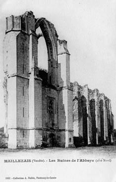 Iconographie - Les ruines de l'abbaye (côté nord)