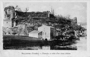 Iconographie - Tumulus et restes d'un vieux château