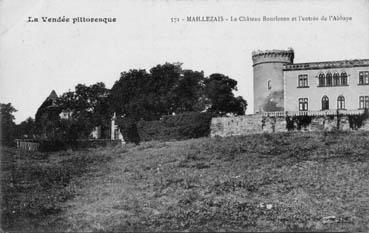 Iconographie - Le château Bourloton et l'entrée de l'abbaye