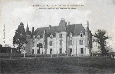 Iconographie - Château Roux - Ancienne résidence des évêques de Luçon