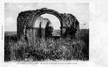 Iconographie - Ruines de la chapelle de Coussay (XIIIe siècle)