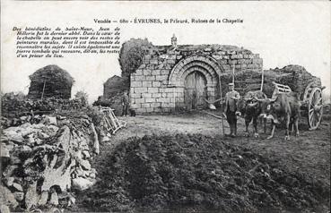 Iconographie - Le prieuré - Ruines de la chapelle