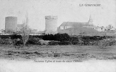 Iconographie - Ancienne église et tours du vieux château