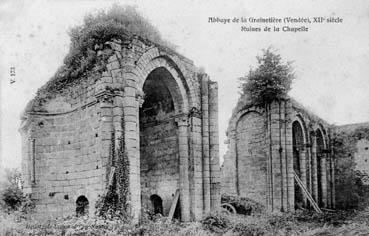 Iconographie - Abbaye de la Grainetière - La chapelle