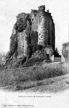 Iconographie - Donjon du château de Pouzauges