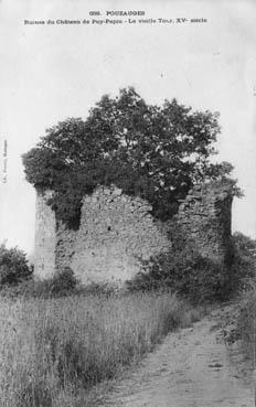 Iconographie - Ruines du château de Puy-Papin