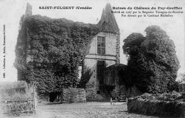Iconographie - Ruines du château du Puy Greffier